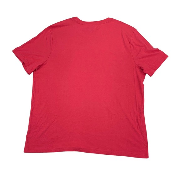 Club Room Mens Solid Short Sleeve Pocket Crewneck Pajama T-Shirt Pink XL - Picture 3 of 4